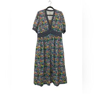 Boden Elsa Midi Tea Dress Size 12 NWT FLAWED READ